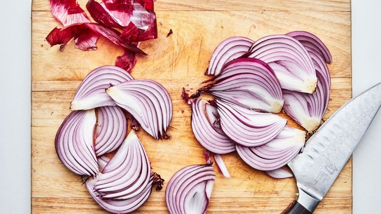 Image may contain: Plant, Sliced, Food, Vegetable, and Onion