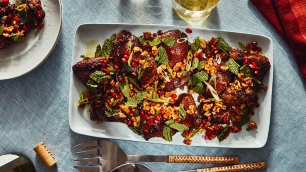 20-Minute Sheet-Pan Pomegranate Glazed Chicken