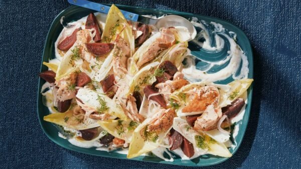 Stop Ruining Salmon: Try This Flaky Beet & Yogurt Salad