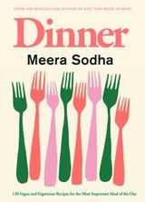 Cover of Dinner cookbook with multicolor forks