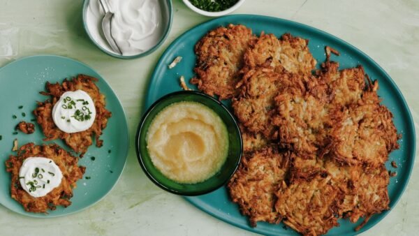 The Secret to Golden, Ultra-Crispy Potato Latkes