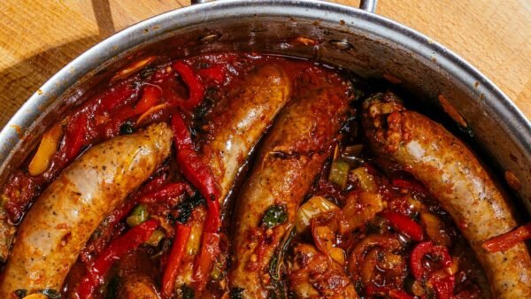 Smothered Italian Sausage: Quick Fridge-Clearing Meal