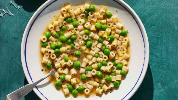 Upgrade Italian Pasta and Peas with Rich Parmesan Broth