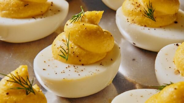The Secret to Ultra-Creamy Double-Stuffed Deviled Eggs