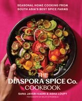 Cover of The Diaspora Spice Co. Cookbook with a bowl of fruits and vegetables