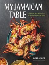 Cover of My Jamaican Table with seafood on a platter