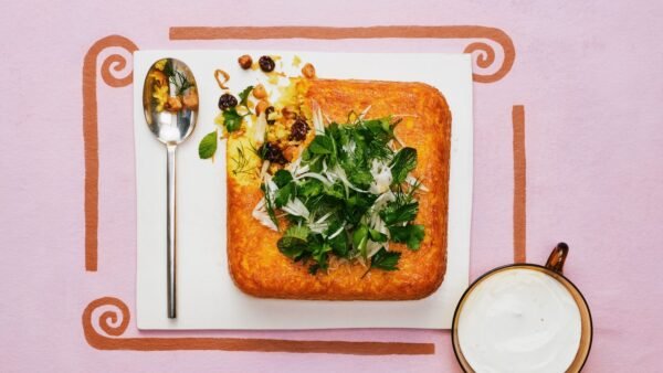 Crispy Persian Chickpea Tachin Redefines Comfort Food