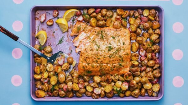 This Sheet-Pan Maple-Mustard Salmon Unlocks Peak Flavor
