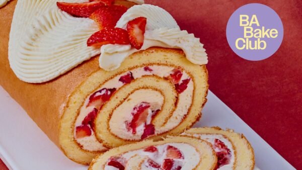The Ultimate Crack-Free Strawberry Shortcake Roll