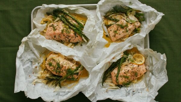 Upgrade Your Baked Salmon With Parchment & Spring Veggies