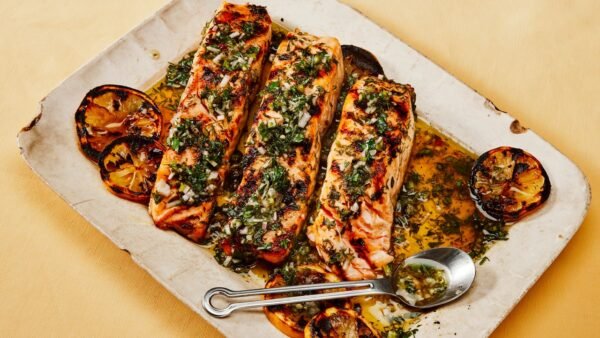 Perfect Grilled Salmon Hack: Dill Chimichurri Recipe