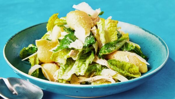 The Ultimate Chicken Caesar Pasta Salad Upgrade