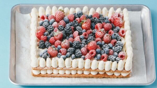 Simplified Berry Mille-Feuille Redefines French Pastry