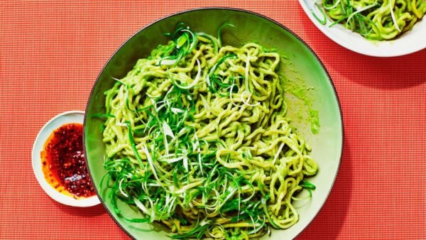 Try These Easy Miso Peanut Scallion Summer Noodles